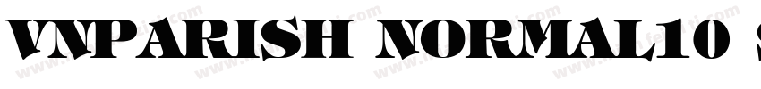 VNParisH Normal10 S字体转换
